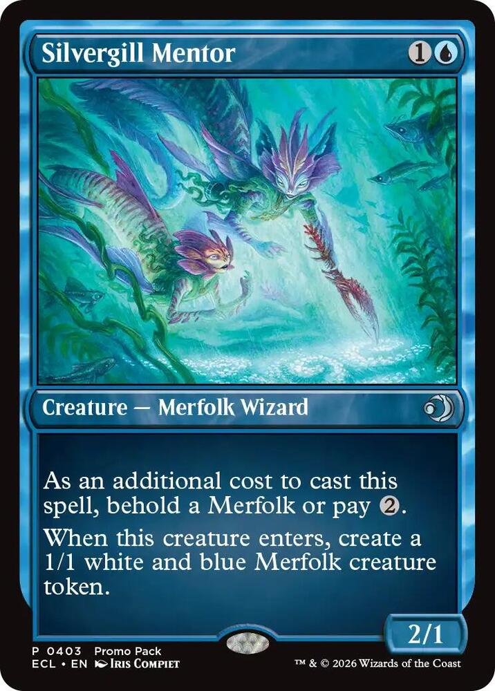 Silvergill Mentor (403) [Lorwyn Eclipsed Promos]