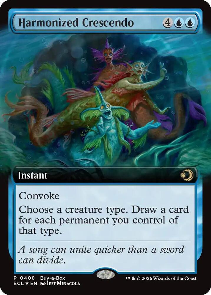 Harmonized Crescendo (Extended Art) (408) [Buy-A-Box Promos]