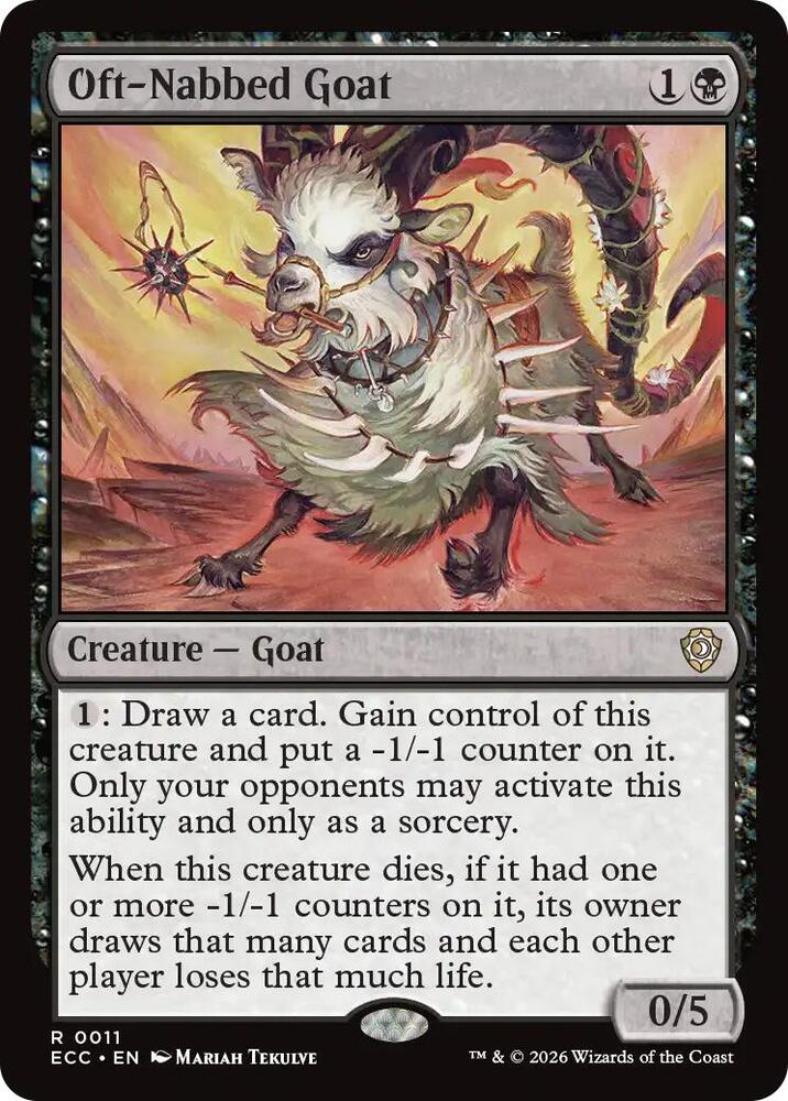 Oft-Nabbed Goat (11) [Lorwyn Eclipsed Commander]