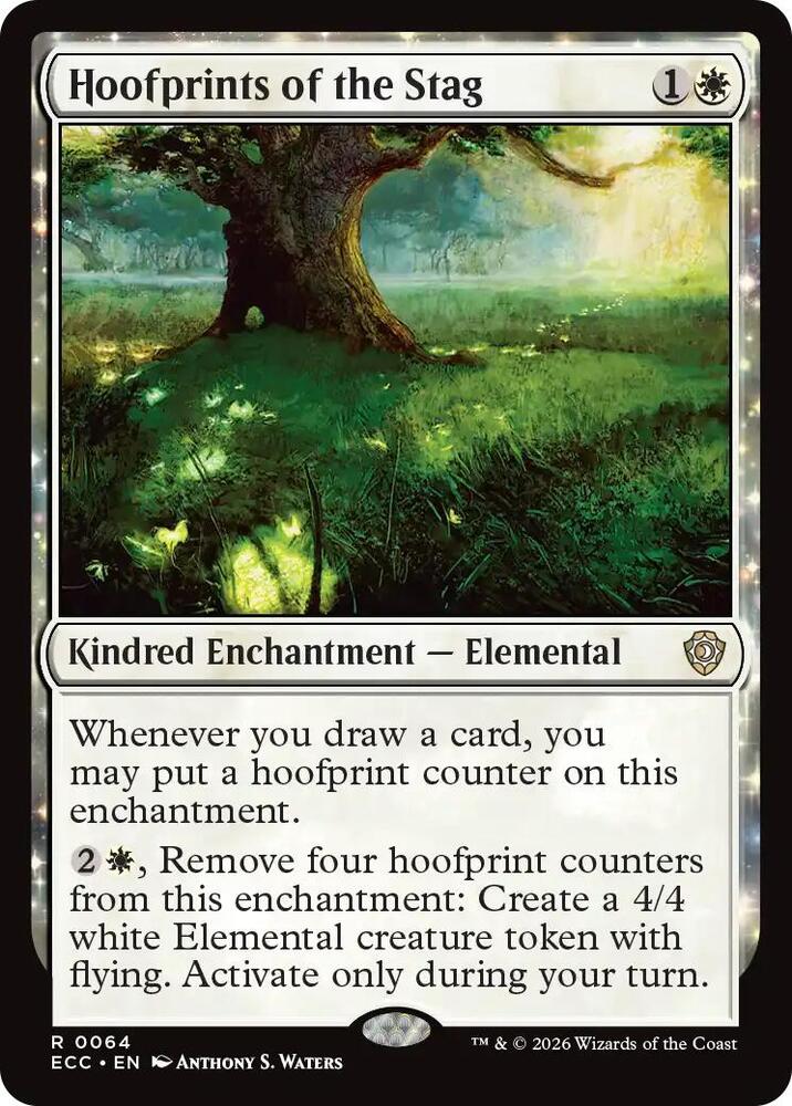 Hoofprints of the Stag (64) [Lorwyn Eclipsed Commander]