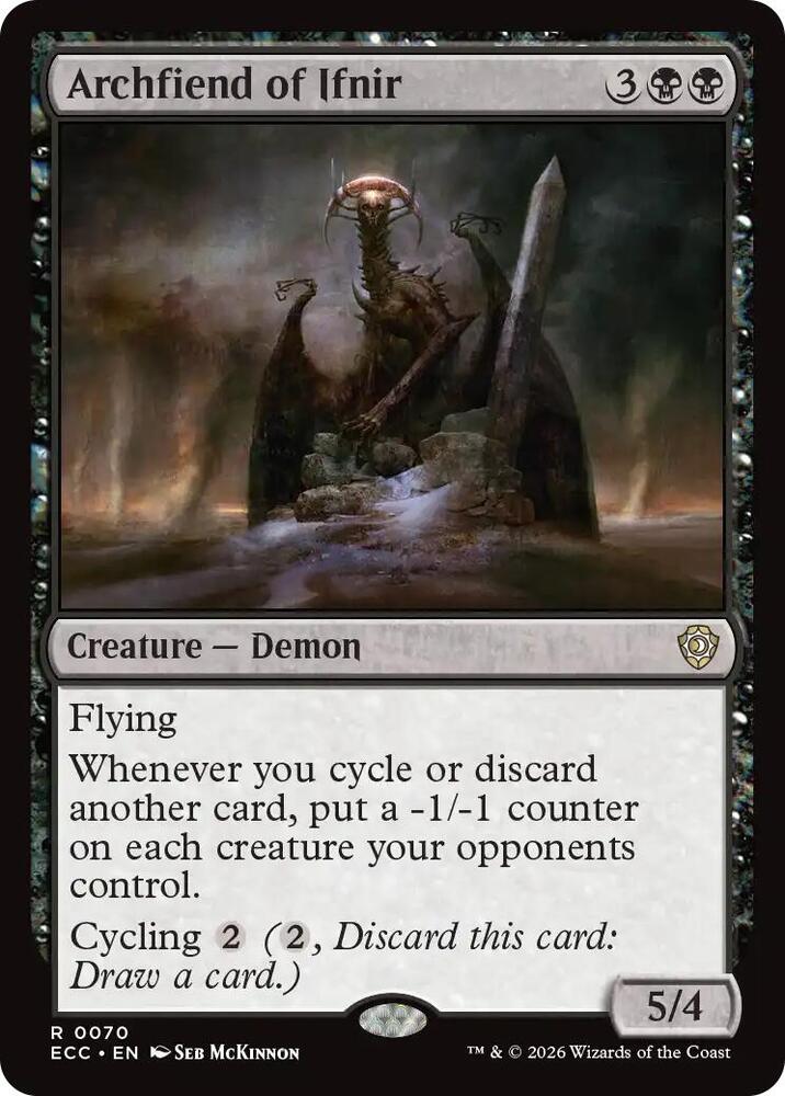 Archfiend of Ifnir (70) [Lorwyn Eclipsed Commander]