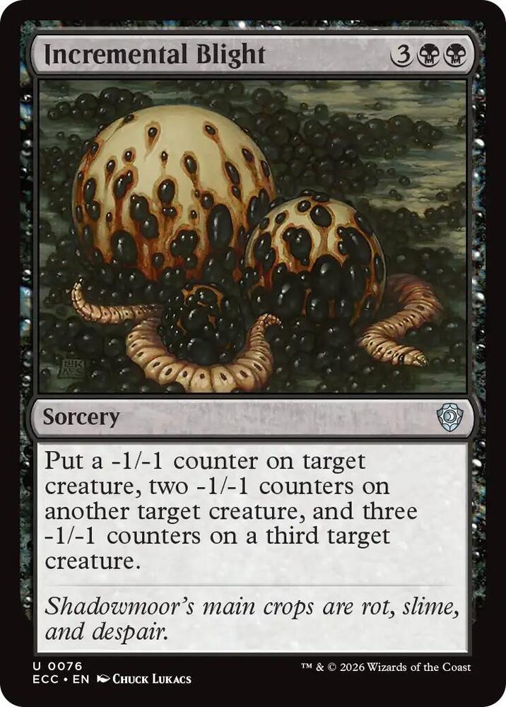 Incremental Blight (76) [Lorwyn Eclipsed Commander]