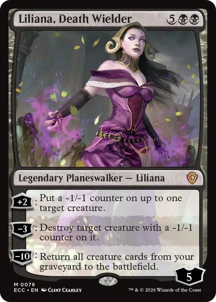 Liliana, Death Wielder (78) [Lorwyn Eclipsed Commander]