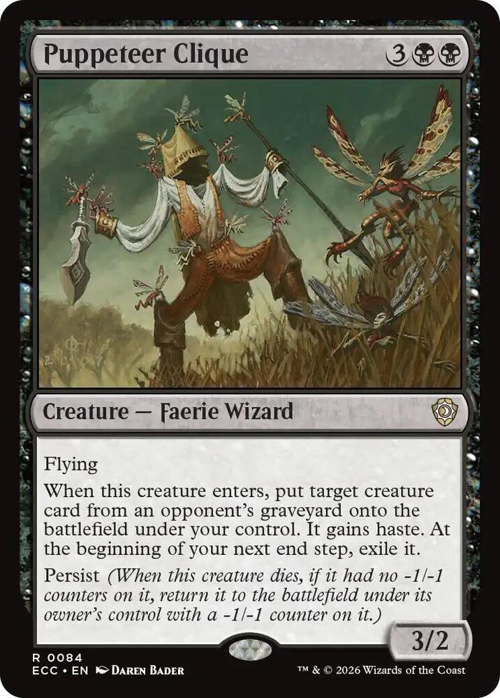 Puppeteer Clique (84) [Lorwyn Eclipsed Commander]