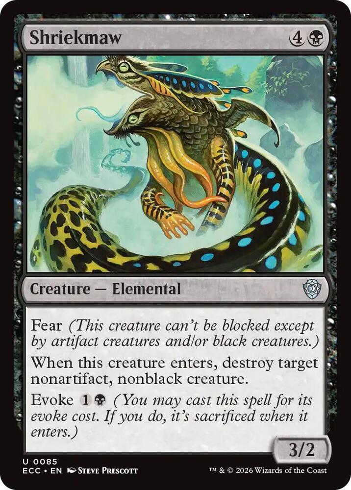 Shriekmaw (85) [Lorwyn Eclipsed Commander]