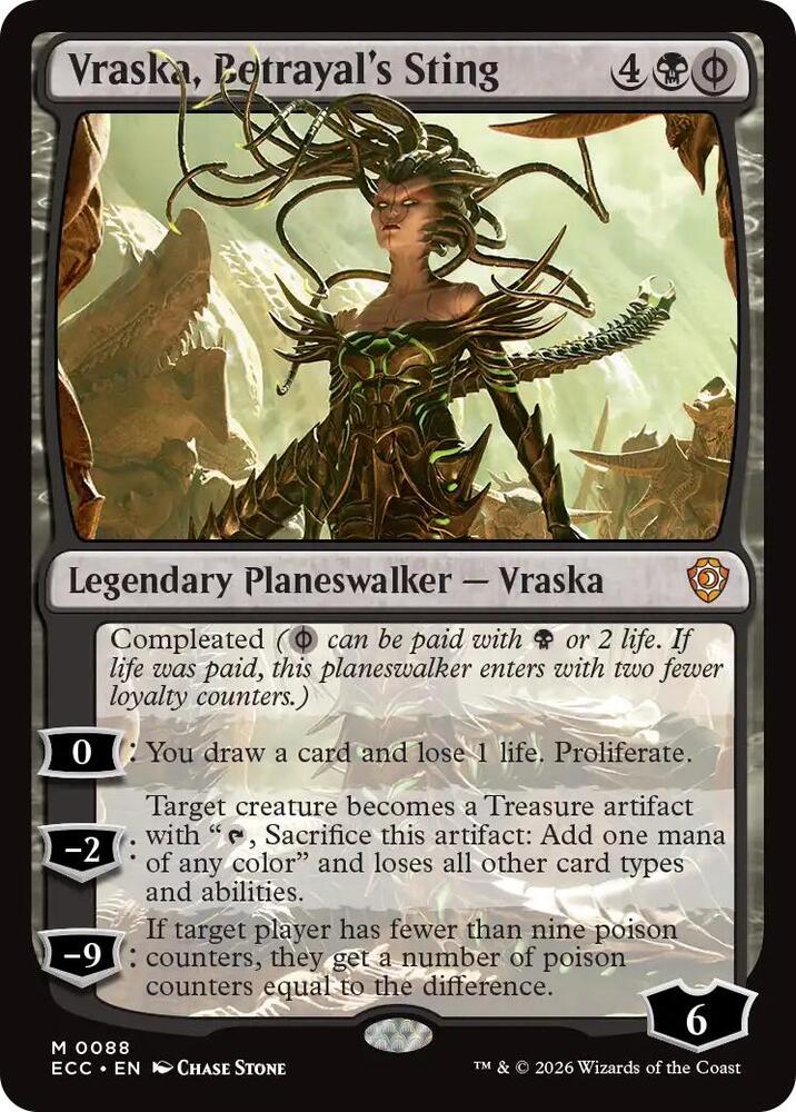Vraska, Betrayal's Sting (88) [Lorwyn Eclipsed Commander]