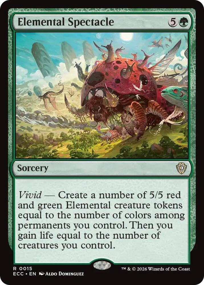 Elemental Spectacle (15) [Lorwyn Eclipsed Commander]