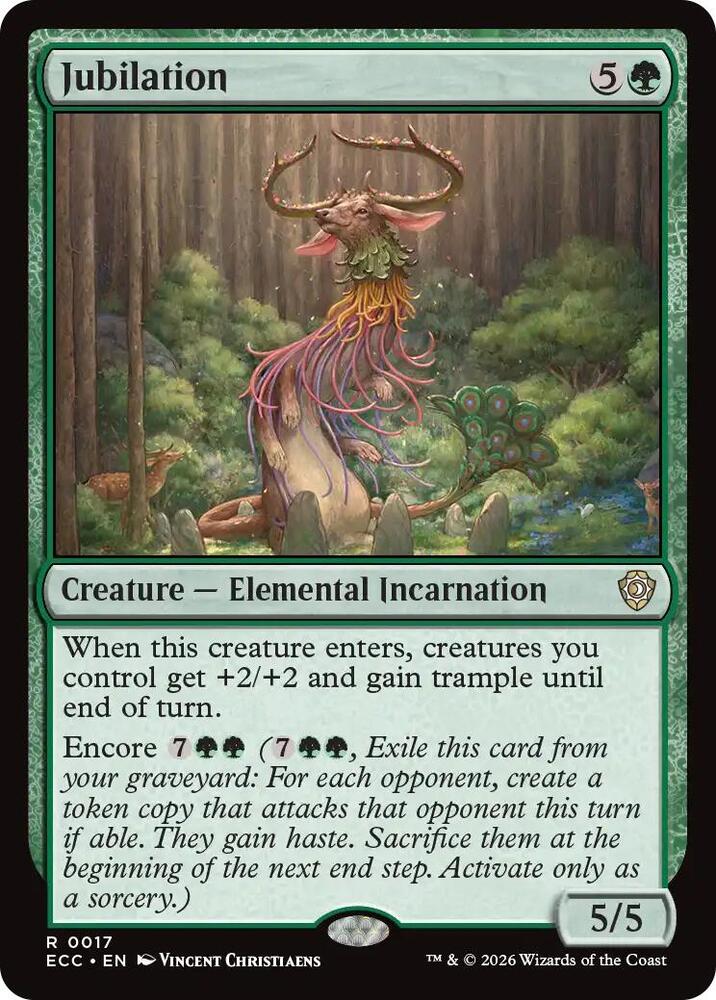 Jubilation (17) [Lorwyn Eclipsed Commander]