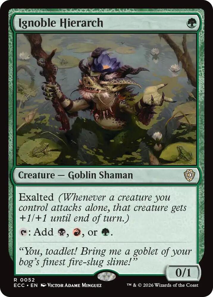 Ignoble Hierarch (52) [Lorwyn Eclipsed Commander]