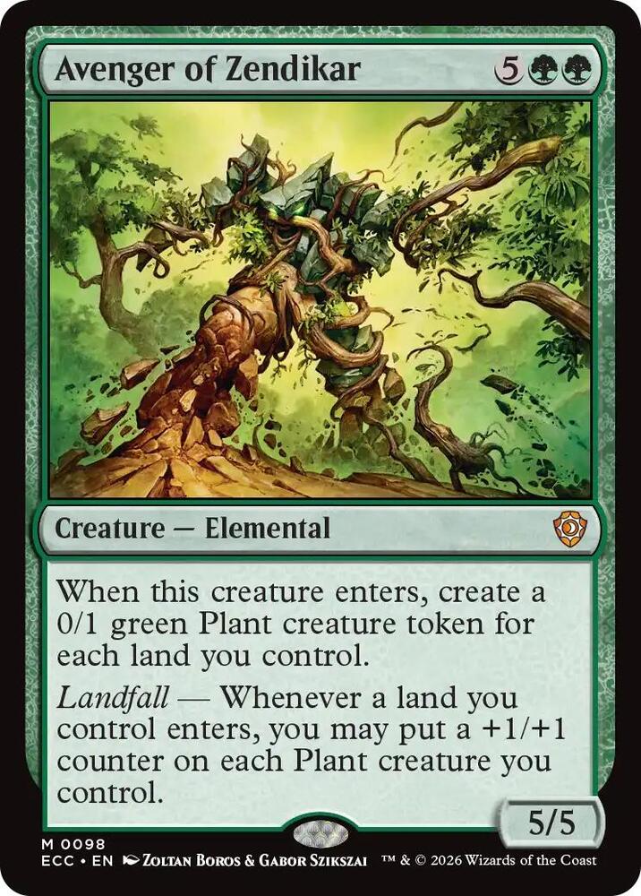 Avenger of Zendikar (98) [Lorwyn Eclipsed Commander]