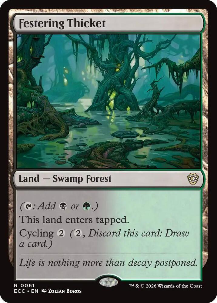Festering Thicket (61) [Lorwyn Eclipsed Commander]