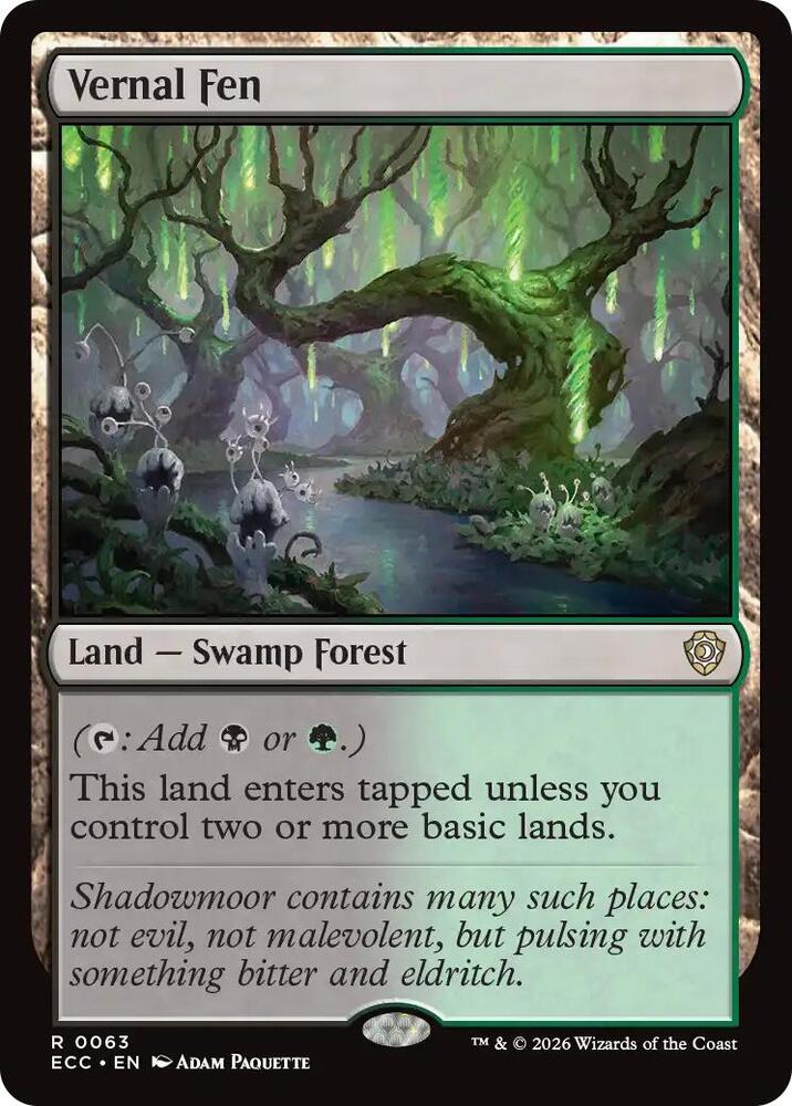 Vernal Fen (63) [Lorwyn Eclipsed Commander]