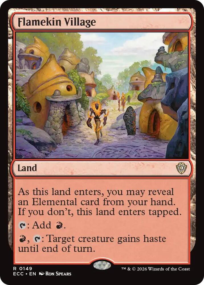 Flamekin Village (149) [Lorwyn Eclipsed Commander]