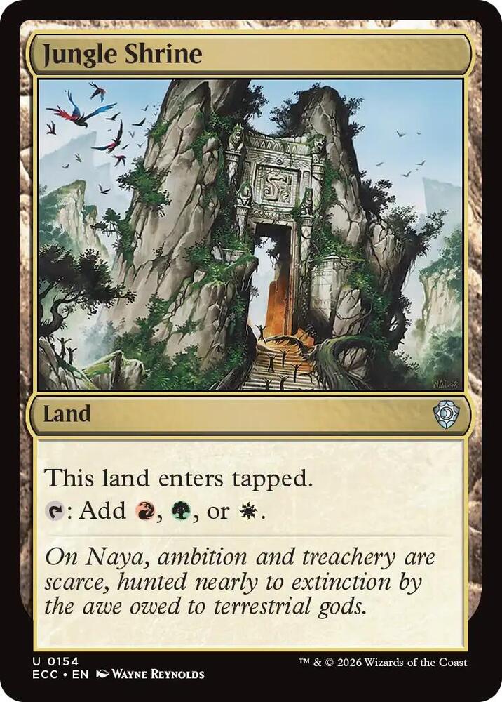 Jungle Shrine (154) [Lorwyn Eclipsed Commander]