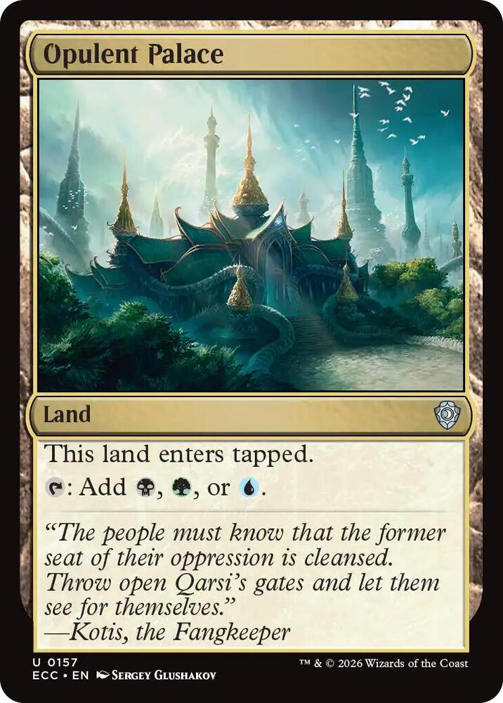 Opulent Palace (157) [Lorwyn Eclipsed Commander]