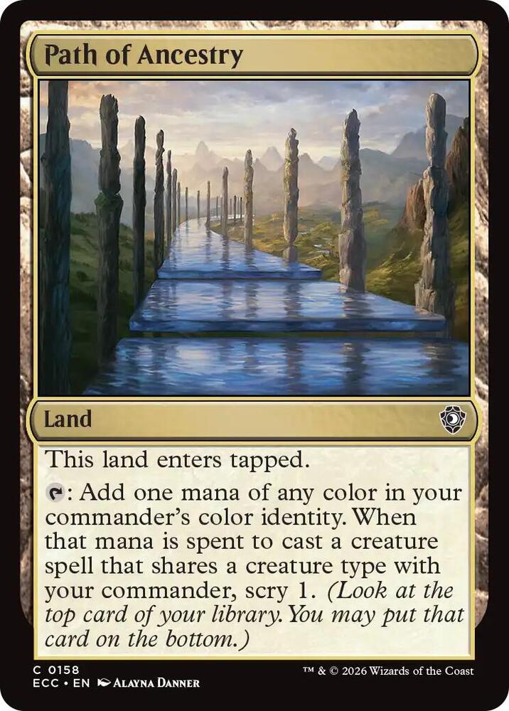 Path of Ancestry (158) [Lorwyn Eclipsed Commander]