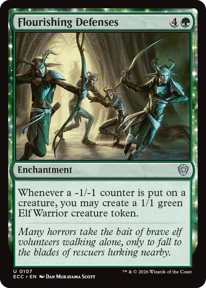 Flourishing Defenses (107) [Lorwyn Eclipsed Commander]