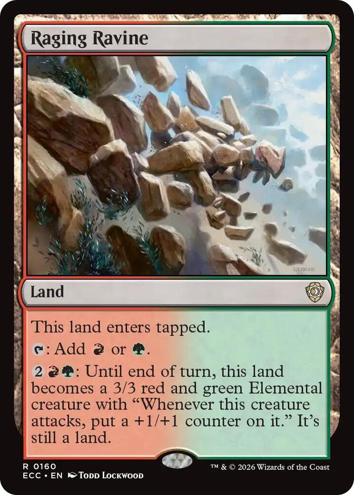 Raging Ravine (160) [Lorwyn Eclipsed Commander]