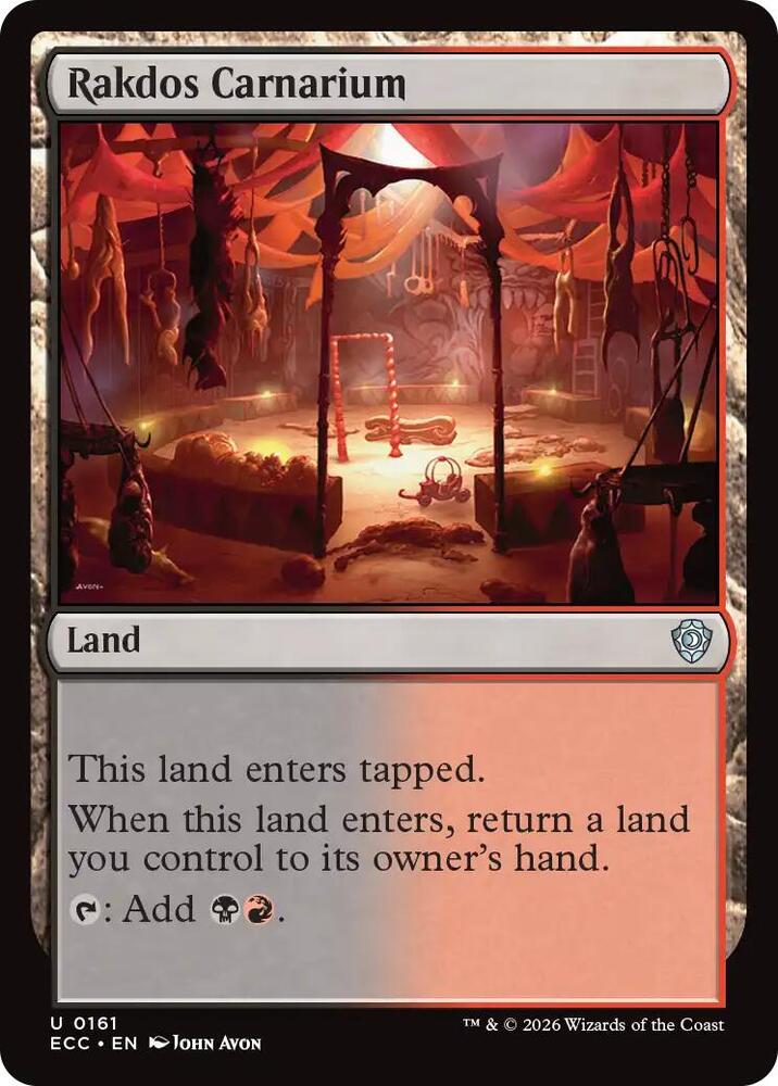 Rakdos Carnarium (161) [Lorwyn Eclipsed Commander]