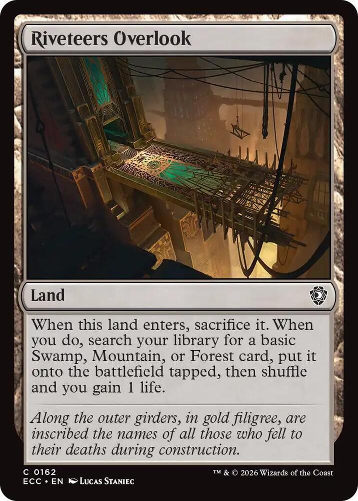 Riveteers Overlook (162) [Lorwyn Eclipsed Commander]