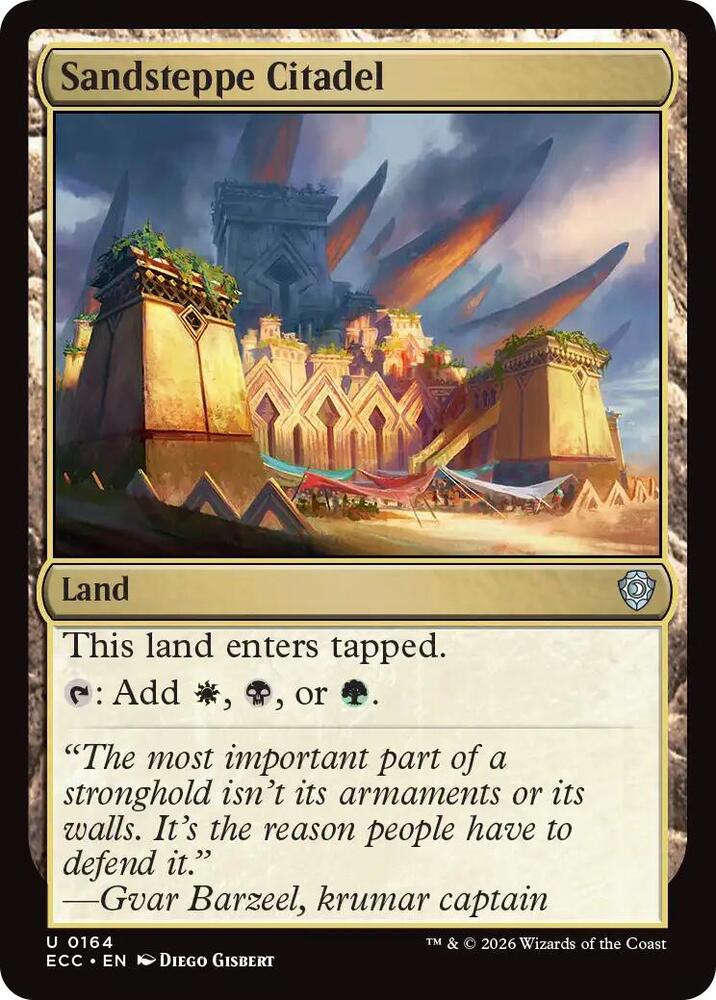 Sandsteppe Citadel (164) [Lorwyn Eclipsed Commander]