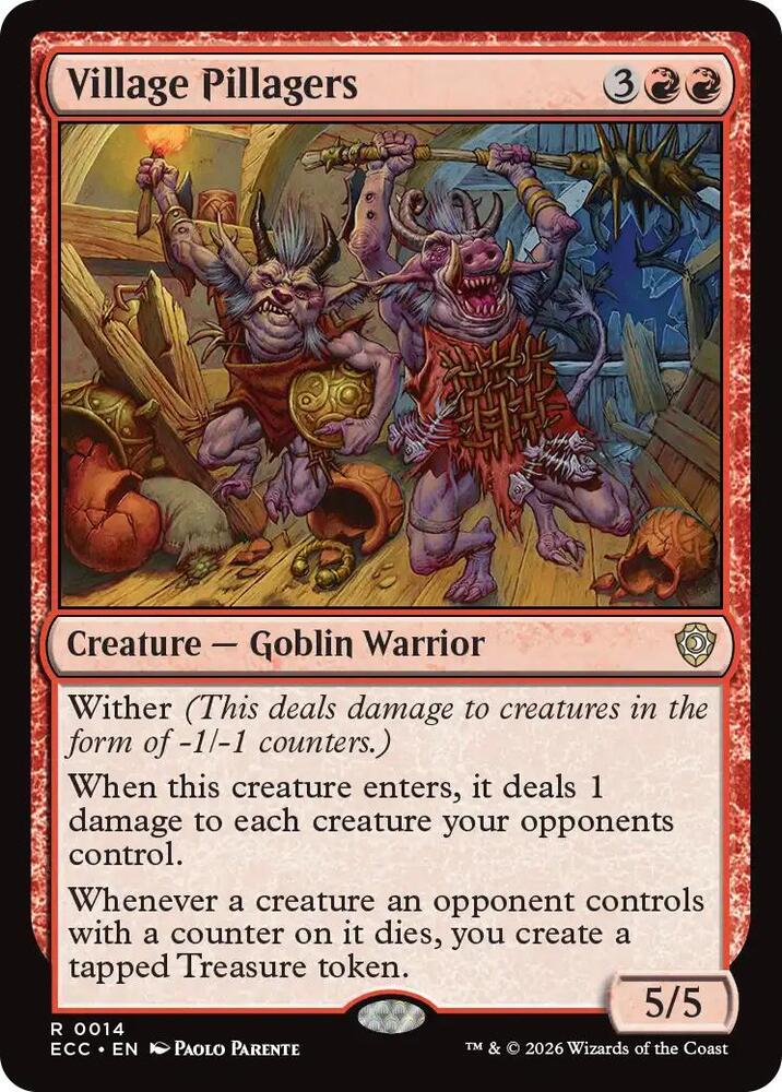 Village Pillagers (14) [Lorwyn Eclipsed Commander]