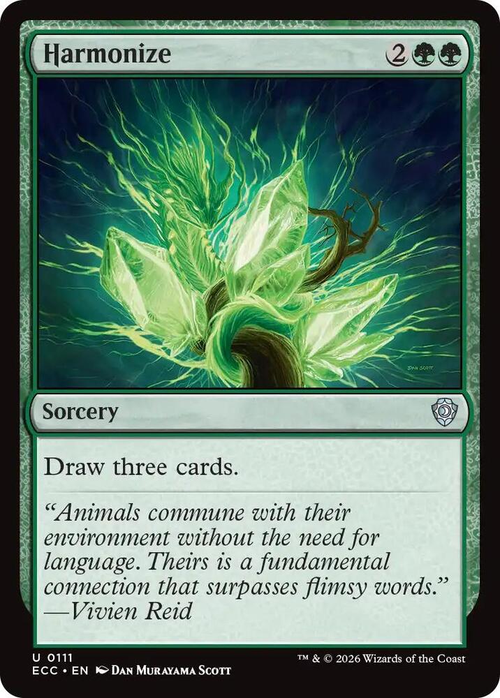 Harmonize (111) [Lorwyn Eclipsed Commander]