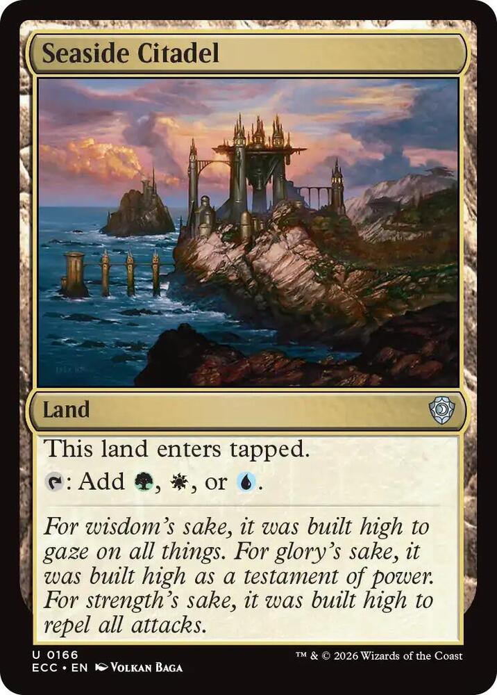 Seaside Citadel (166) [Lorwyn Eclipsed Commander]