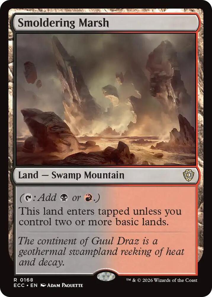 Smoldering Marsh (168) [Lorwyn Eclipsed Commander]