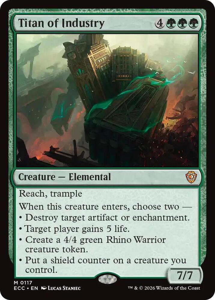 Titan of Industry (117) [Lorwyn Eclipsed Commander]