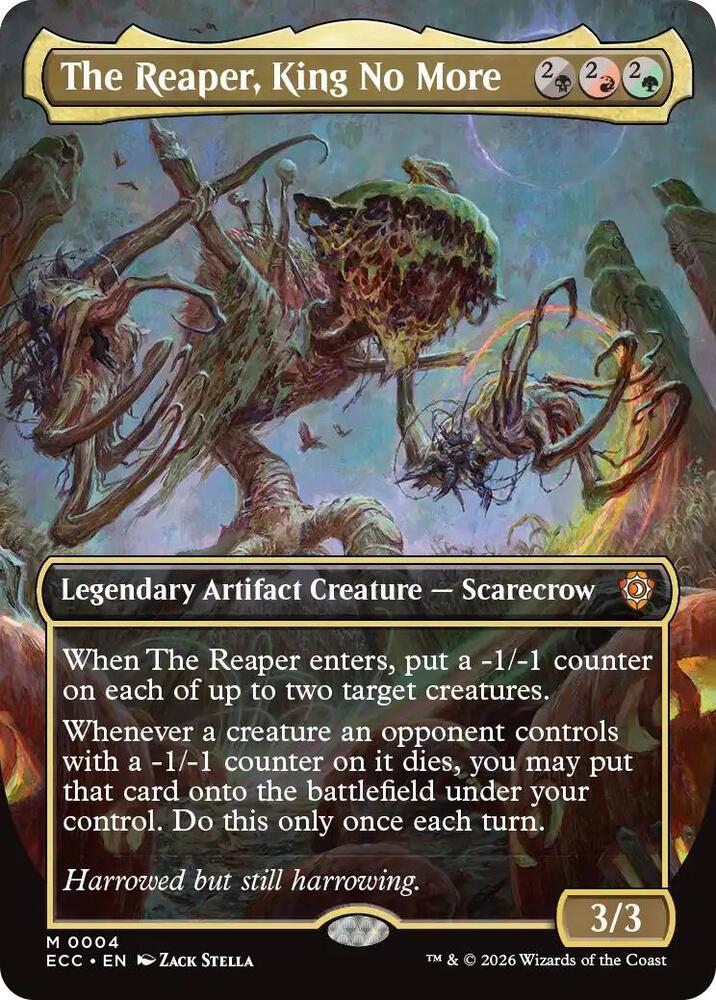 The Reaper, King No More (Borderless) (4) [Lorwyn Eclipsed Commander]