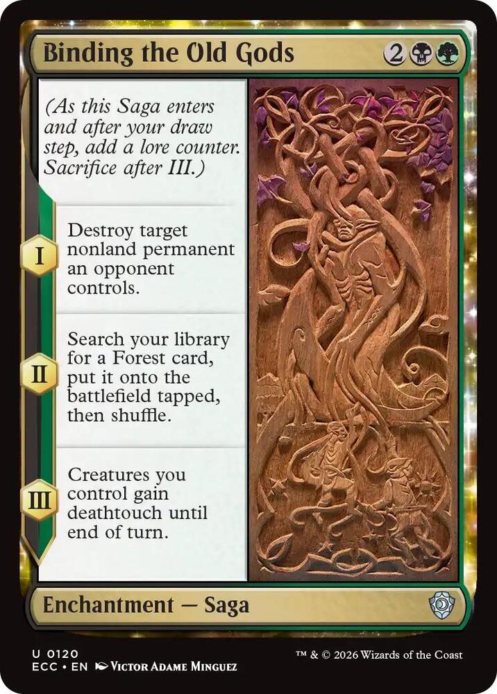 Binding the Old Gods (120) [Lorwyn Eclipsed Commander]