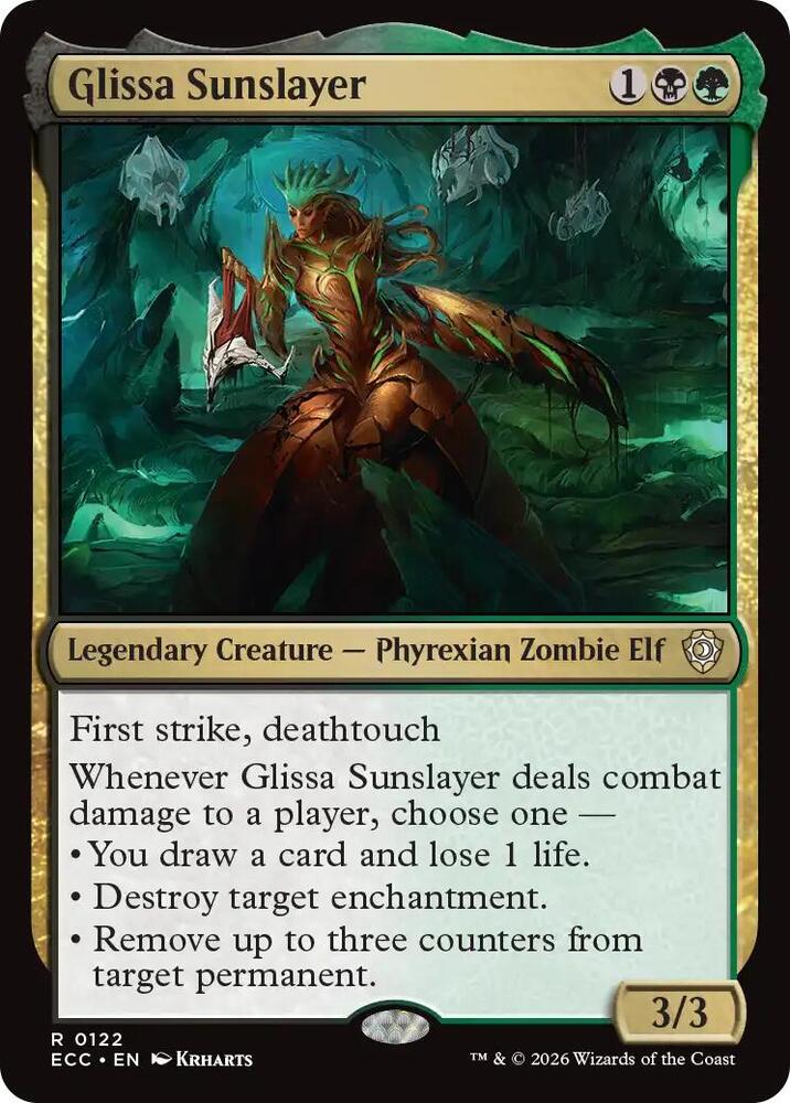 Glissa Sunslayer (122) [Lorwyn Eclipsed Commander]