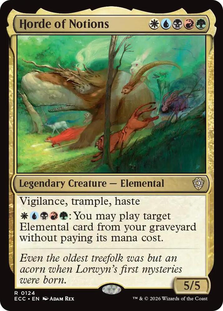 Horde of Notions (124) [Lorwyn Eclipsed Commander]