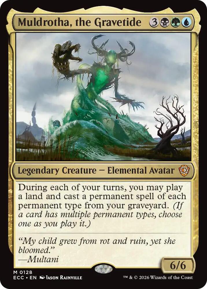 Muldrotha, the Gravetide (128) [Lorwyn Eclipsed Commander]