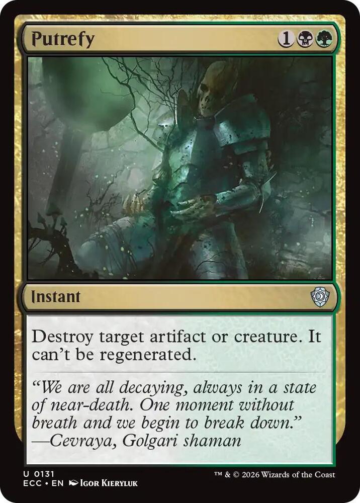 Putrefy (131) [Lorwyn Eclipsed Commander]