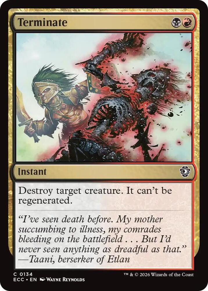 Terminate (134) [Lorwyn Eclipsed Commander]