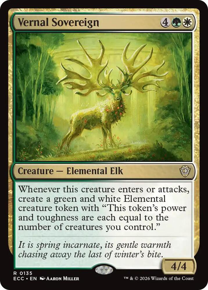 Vernal Sovereign (135) [Lorwyn Eclipsed Commander]