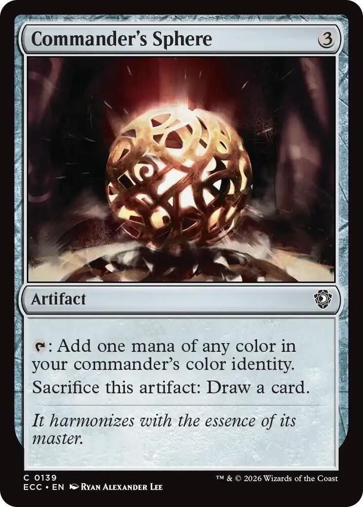Commander's Sphere (139) [Lorwyn Eclipsed Commander]