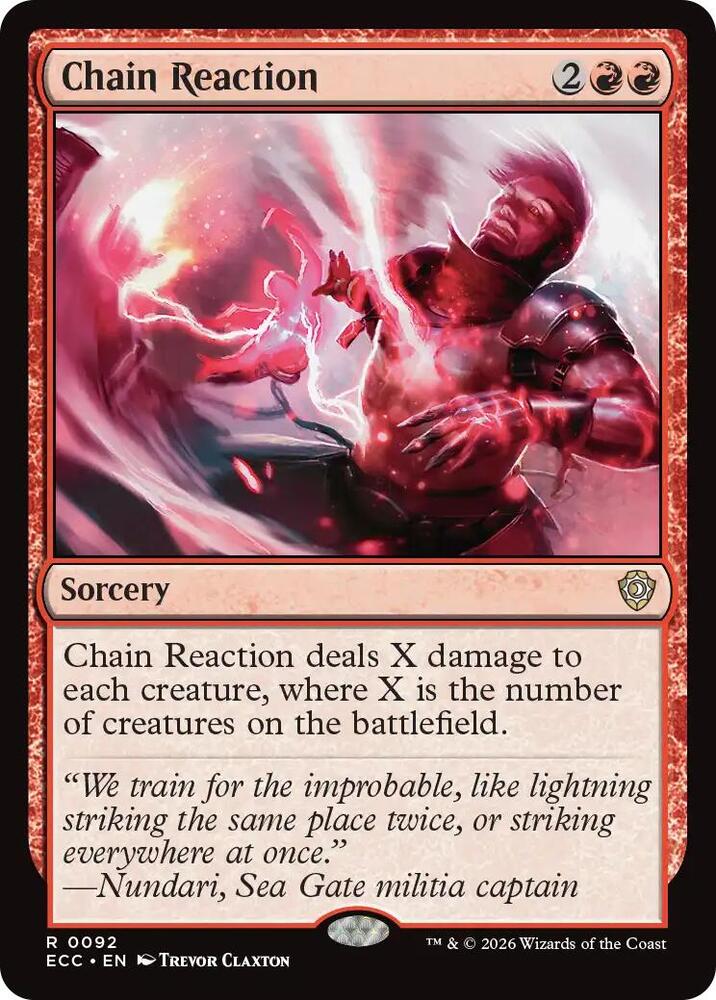 Chain Reaction (92) [Lorwyn Eclipsed Commander]