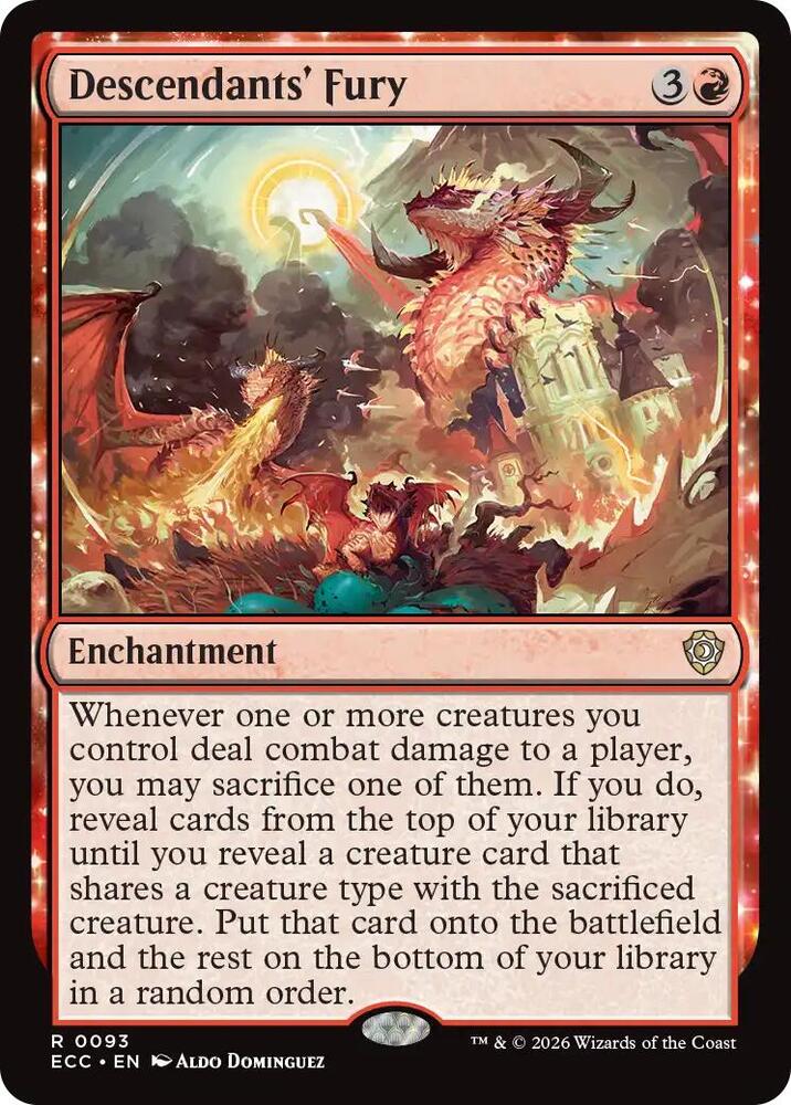 Descendants' Fury (93) [Lorwyn Eclipsed Commander]