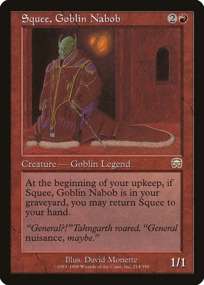 Squee, Goblin Nabob (214) [Mercadian Masques]
