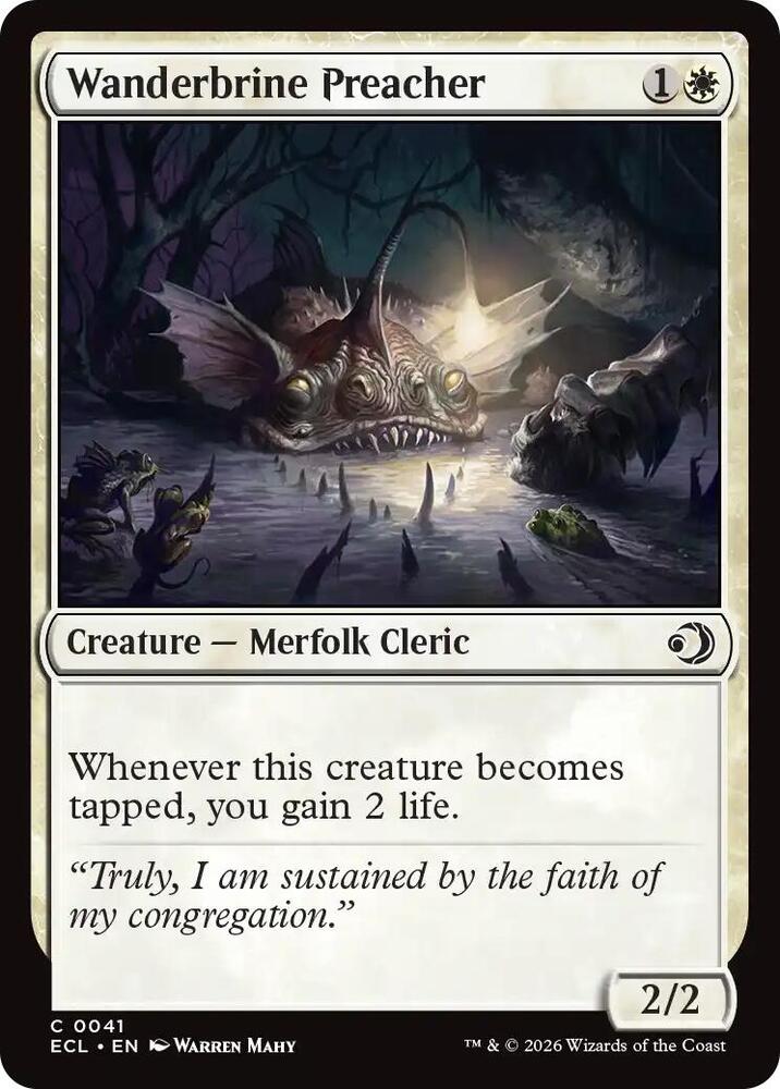 Wanderbrine Preacher (41) [Lorwyn Eclipsed]