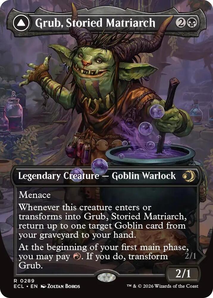 Grub, Storied Matriarch (Borderless) (289) [Lorwyn Eclipsed]