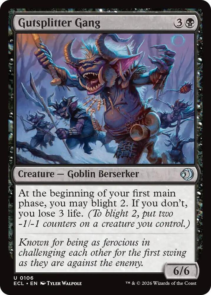 Gutsplitter Gang (106) [Lorwyn Eclipsed]