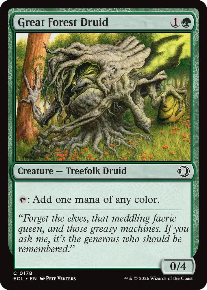 Great Forest Druid (178) [Lorwyn Eclipsed]