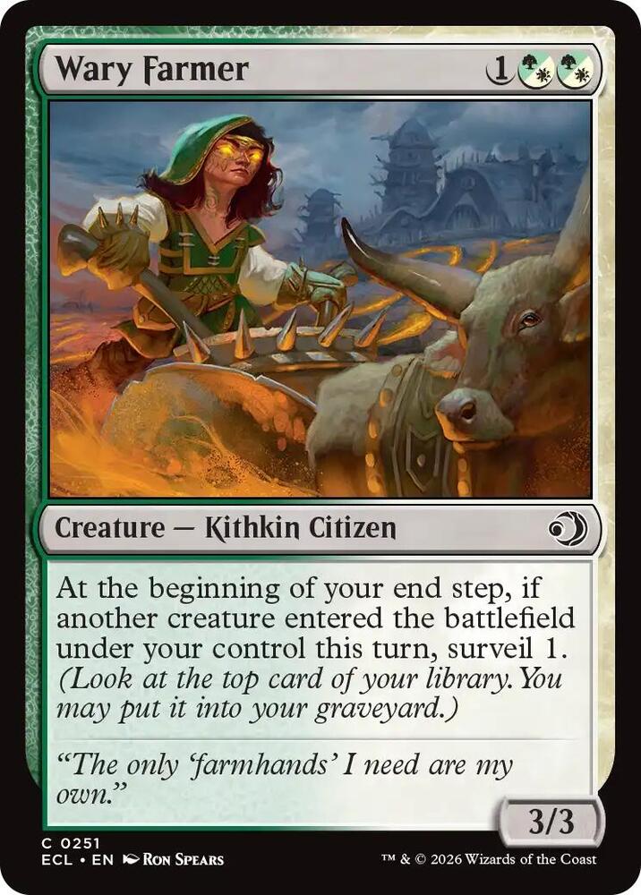 Wary Farmer (251) [Lorwyn Eclipsed]