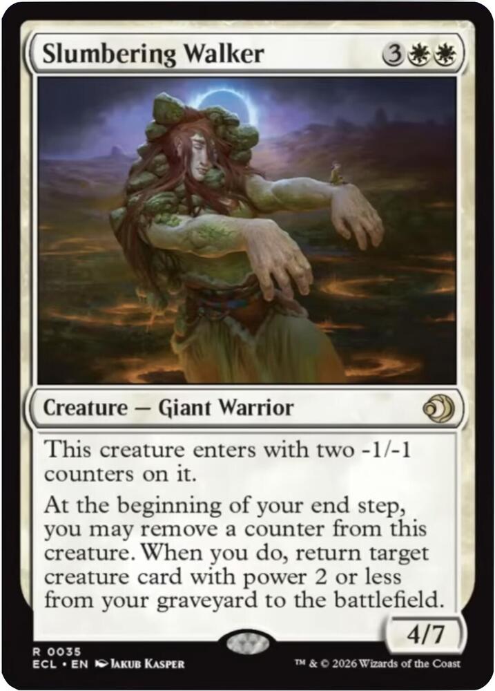 Slumbering Walker (35) [Lorwyn Eclipsed]
