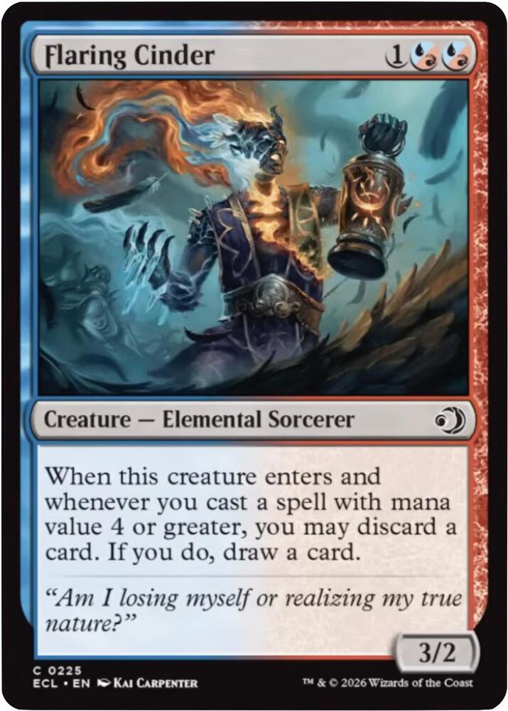 Flaring Cinder (225) [Lorwyn Eclipsed]