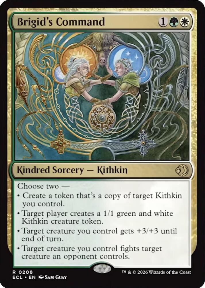 Brigid's Command (208) [Lorwyn Eclipsed]